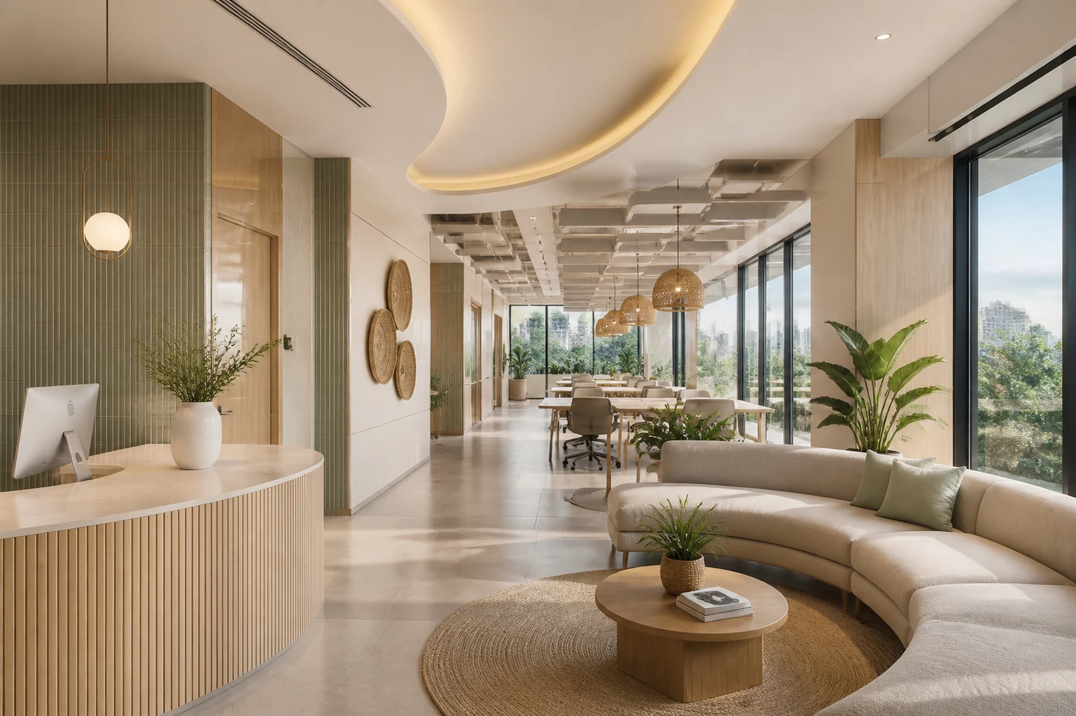 Light-filled modern office in Kilimani